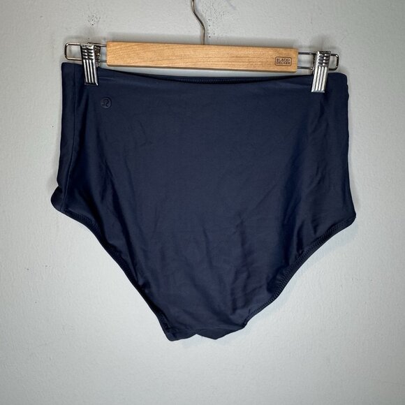 Lululemon 2 Piece Swimsuit Set Blue High Waisted Top 12 Bottoms 10 - Picture 6 of 9